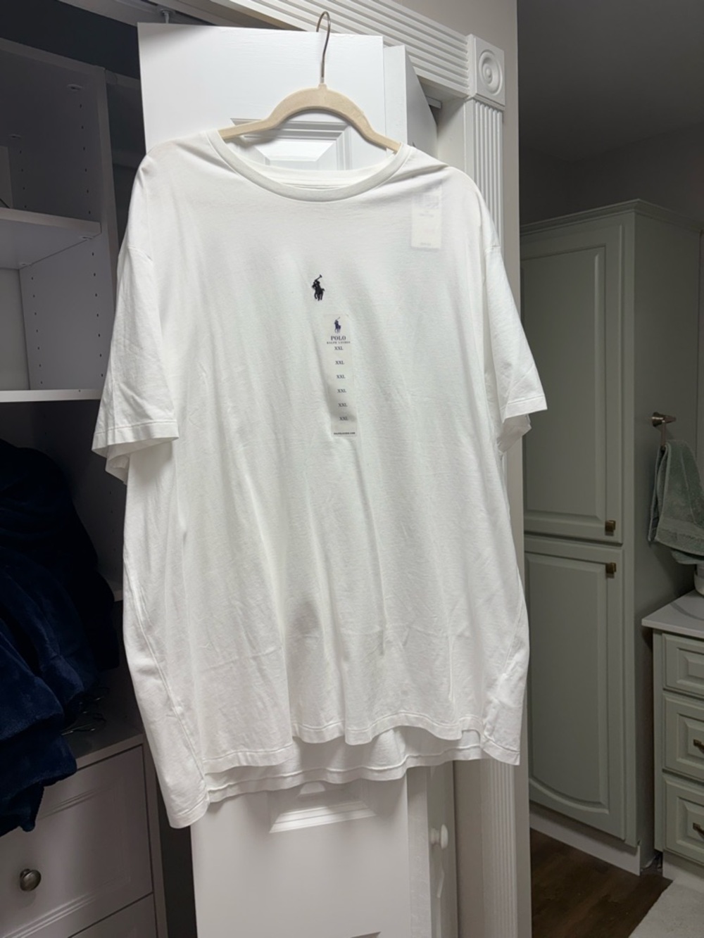 Ralph Lauren White Crew Neck Logo Tee